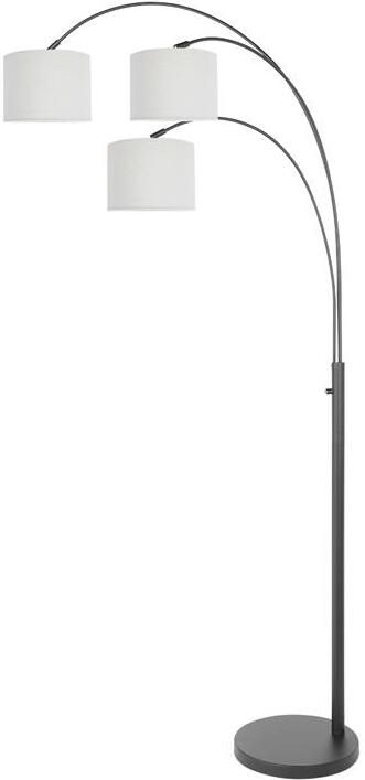 Steinhauer Sparkled light vloerlamp E27 (grote fitting) linnenwit en zwart - Foto 2