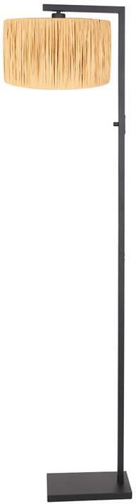 Steinhauer vloerlamp Stang zwart gras metaal schemerlamp E27 3706ZW - Foto 2