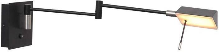 Steinhauer Retina wandlamp Draai- en of kantelbaar Ingebouwd (LED) zwart - Foto 2