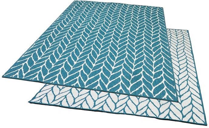 Studio M TWIST Dubbelzijdig Buitenkleed 120x160 cm Turquoise