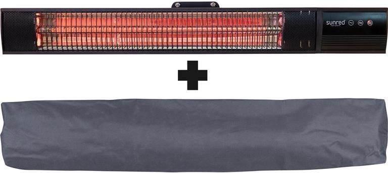 Sunred COMBIDEAL Heater & Hoes Dark lijn Zwart Wand model