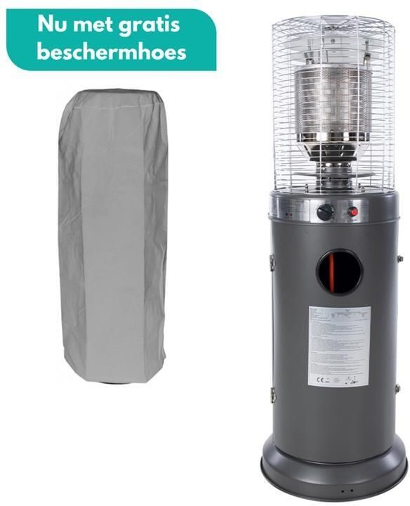 Sunred COMBIDEAL Heater & Hoes Propus Gas lijn Grijs