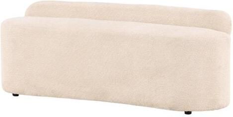 Svea Chiara eetkamerbank boucle 160 cm wit