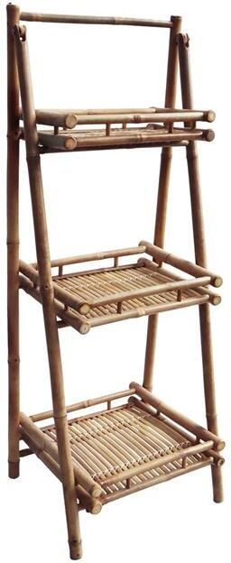 Sweeek Bamboe boekenplank met 3 niveaus