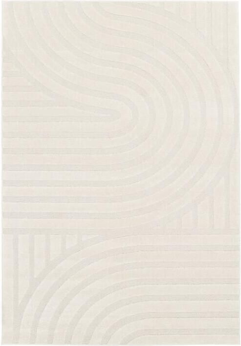 Sweeek Interieur tapijt met crème bogen