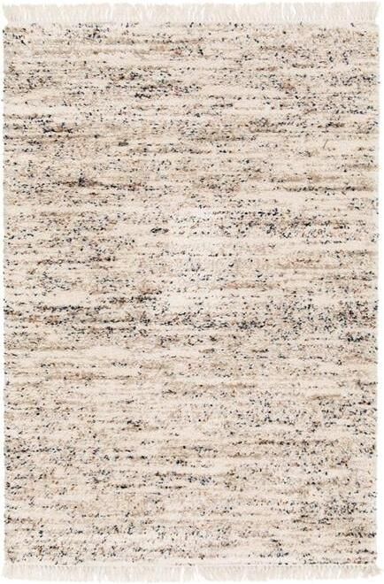 Sweeek Interieur tapijt met gevlekt patroon crème