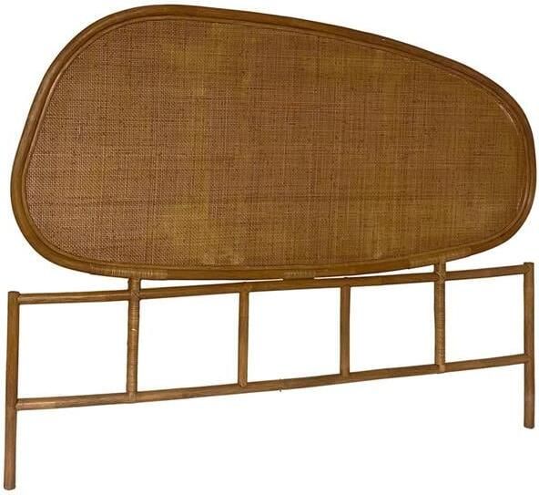 Sweeek Organisch hoofdbord in donker rotan - Foto 2