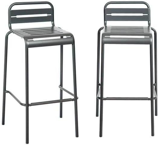 Sweeek Stalen tuinstoel (set van 2)