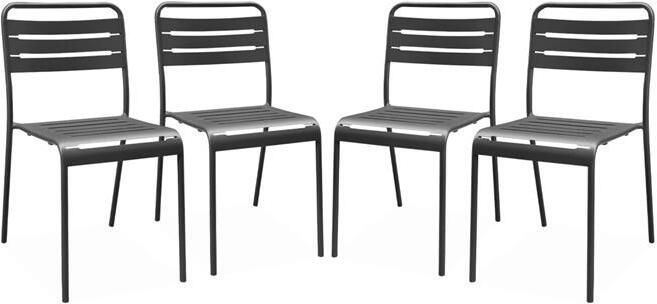 Sweeek Stalen tuinstoel (set van 4)