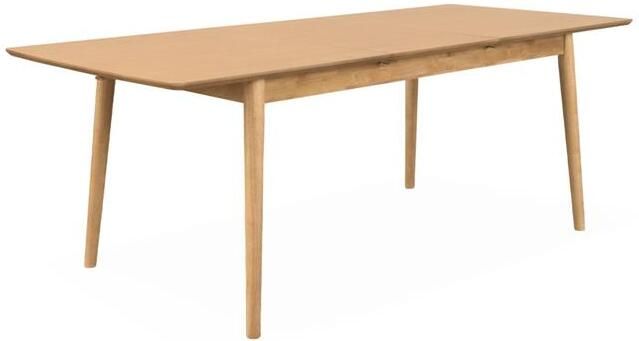 Sweeek Uitschuifbare eettafel van eikenfineer 6 tot 8 zitplaatsen