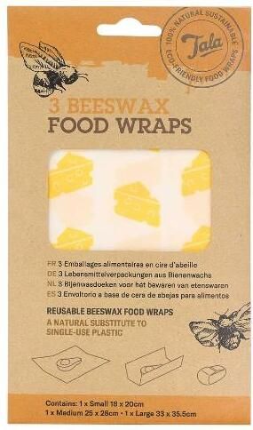 Tala Bijenwas Wrap Set van 3 Stuks Cheese