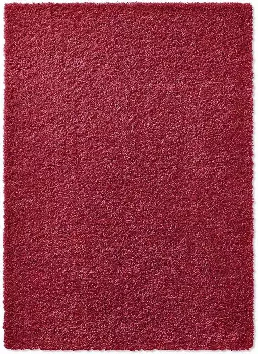 Tapeso Hoogpolig vloerkleed effen Spectrum rood 80x150 cm rood - Foto 2