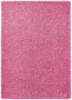 Tapeso Hoogpolig vloerkleed effen Spectrum roze 90x300 cm Roze - Thumbnail 1