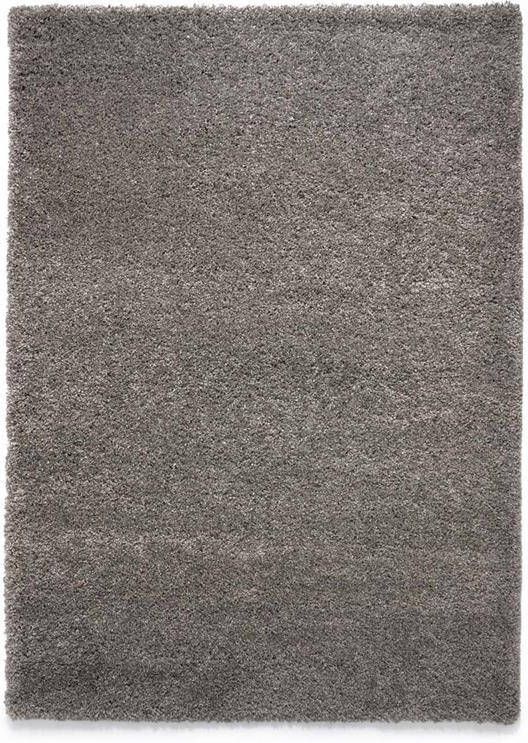 Tapeso Hoogpolig vloerkleed shaggy Grand effen lichtgrijs 200x300 cm - Foto 2