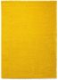 Tapeso Hoogpolig vloerkleed shaggy Trend effen geel 140x200 cm - Thumbnail 1