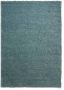 Tapeso Hoogpolig vloerkleed shaggy Trend effen lichtblauw 100x200 cm - Thumbnail 2