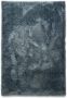 Tapeso Hoogpolig vloerkleed velours Posh blauw 80x150 cm - Thumbnail 1