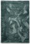 Tapeso Hoogpolig vloerkleed velours Posh turquoise 80x150 cm - Thumbnail 2