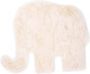 Tapeso Kindervloerkleed Olifant Fluffy crème 80x100 cm - Thumbnail 2