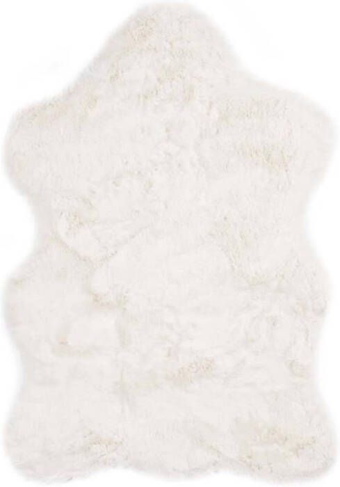 Tapeso Kindervloerkleed schaap Fluffy wit 55x80 cm