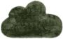 Tapeso Kindervloerkleed wolkje Fluffy olijfgroen 70x115 cm - Thumbnail 2