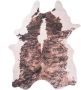 Tapeso Koeienhuid vloerkleed Happy Cow Fur bruin wit 105x150 cm - Thumbnail 2