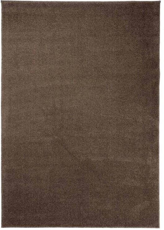 Tapeso Laagpolig vloerkleed Fine mokka 80x150 cm