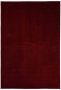 Tapeso Laagpolig vloerkleed Fine rood 100x200 cm - Thumbnail 1