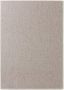 Tapeso Laagpolig vloerkleed Fleur beige 80x150 cm - Thumbnail 1