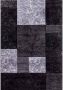 Flycarpets Vloerkleed modern Hawaii patchwork zwart 200x290 cm - Thumbnail 1