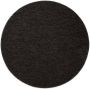 Tapeso Rond vloerkleed Lush antraciet 120 cm rond - Thumbnail 2