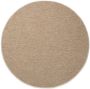 Tapeso Rond vloerkleed Lush beige 200 cm rond - Thumbnail 2