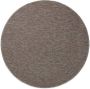 Tapeso Rond vloerkleed Lush taupe lichtgrijs 120 cm rond - Thumbnail 2