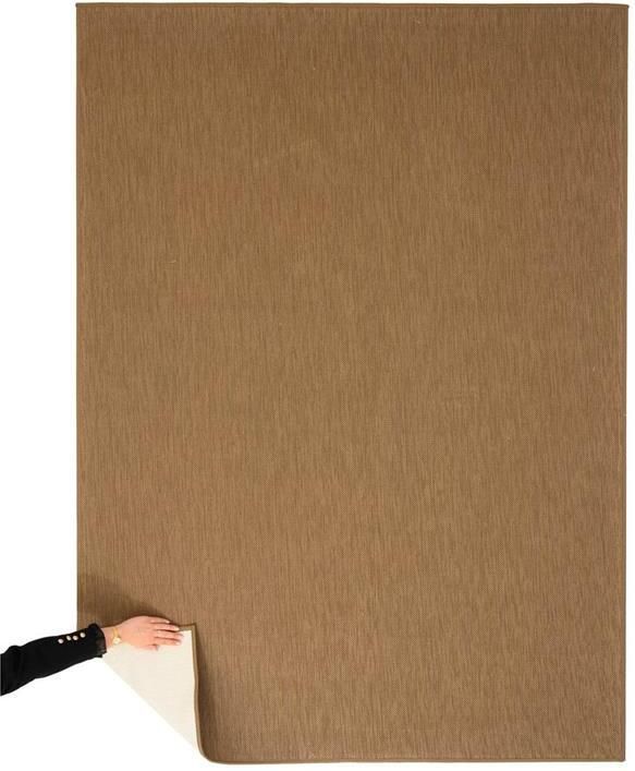 Tapeso Buitenkleed effen Flip lichtbruin 200x280 cm - Foto 2
