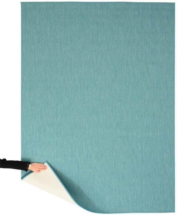 Tapeso Buitenkleed effen Flip turquoise 200x280 cm - Foto 2