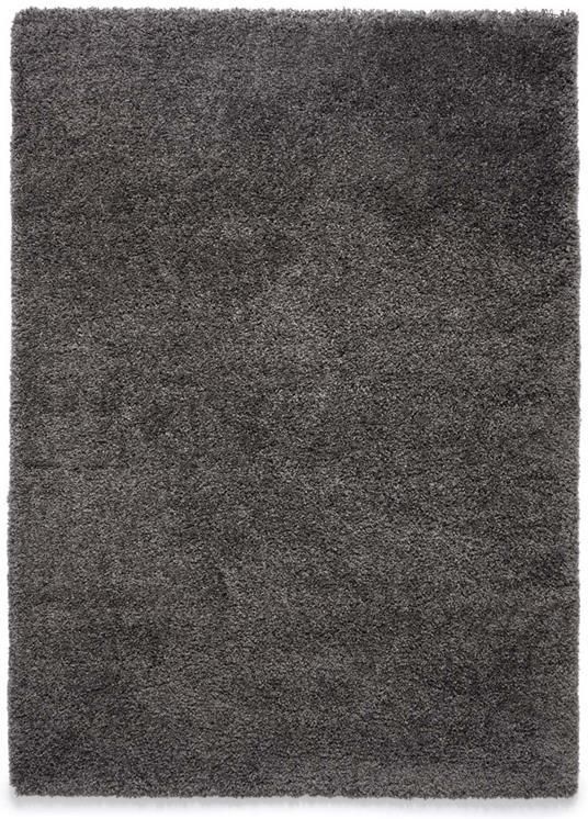 Tapeso Hoogpolig vloerkleed shaggy Grand effen donkergrijs 240x340 cm - Foto 2