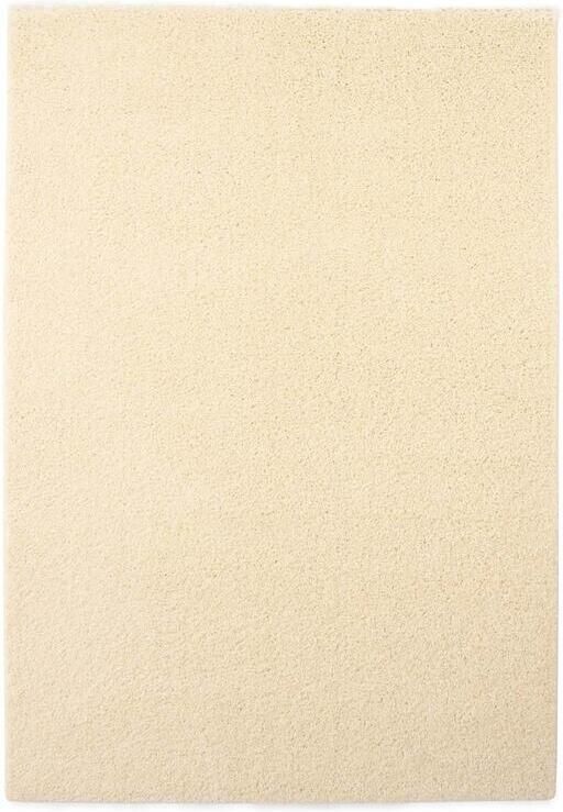 Tapeso Hoogpolig vloerkleed shaggy Trend effen crème 100x200 cm - Foto 2