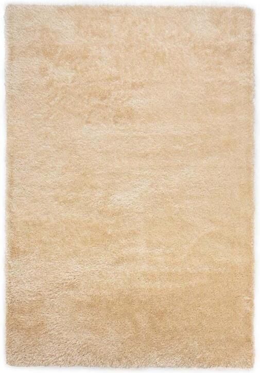 Tapeso Hoogpolig vloerkleed velvet Posh champagne 120x180 cm - Foto 2