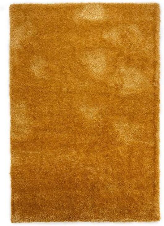 Tapeso Hoogpolig vloerkleed velvet Posh goud 120x180 cm - Foto 2
