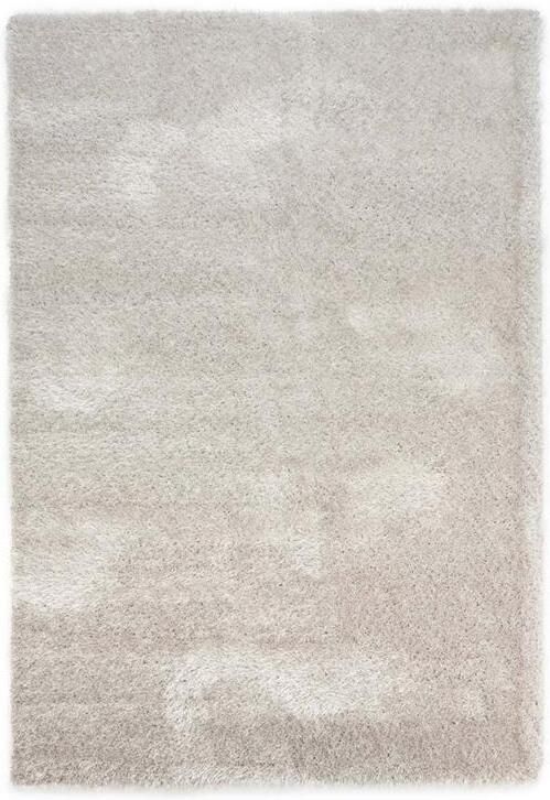 Tapeso Hoogpolig vloerkleed velvet Posh lichtzilver 280x380 cm - Foto 2