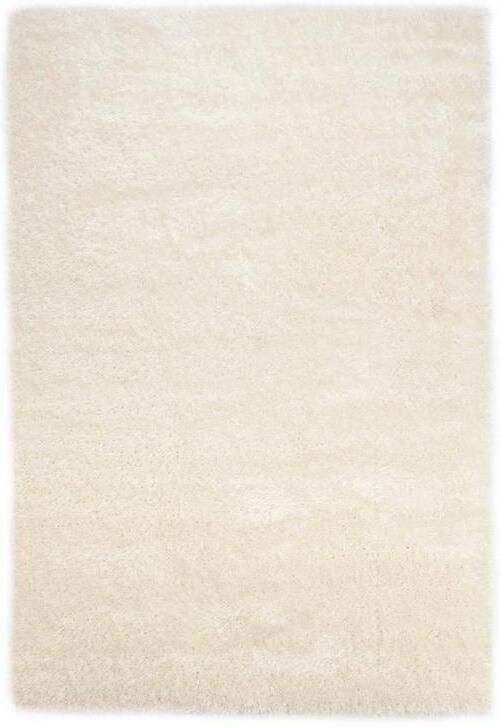 Tapeso Hoogpolig vloerkleed velvet Posh wit 120x180 cm - Foto 2