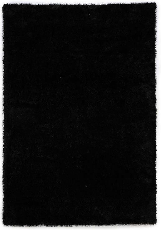 Tapeso Hoogpolig vloerkleed velvet Posh zwart 280x380 cm - Foto 2