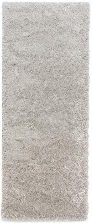 Tapeso Hoogpolige loper velvet Posh lichtzilver 80x200 cm - Foto 2
