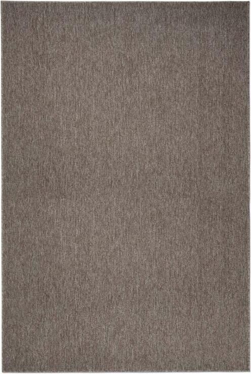 Tapeso Laagpolig vloerkleed Lush taupe lichtgrijs 60x110 cm - Foto 2