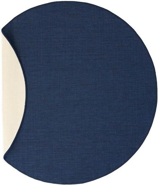 Tapeso Rond buitenkleed effen Flip donkerblauw 200 cm rond - Foto 2