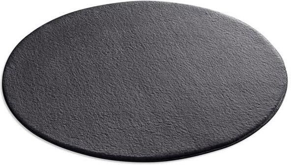 Tapeso Zacht rond vloerkleed Loft antraciet wasbaar 30°C 120 cm rond - Foto 2