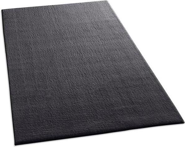 Tapeso Zacht vloerkleed Loft antraciet wasbaar 30°C 160x230 cm - Foto 2