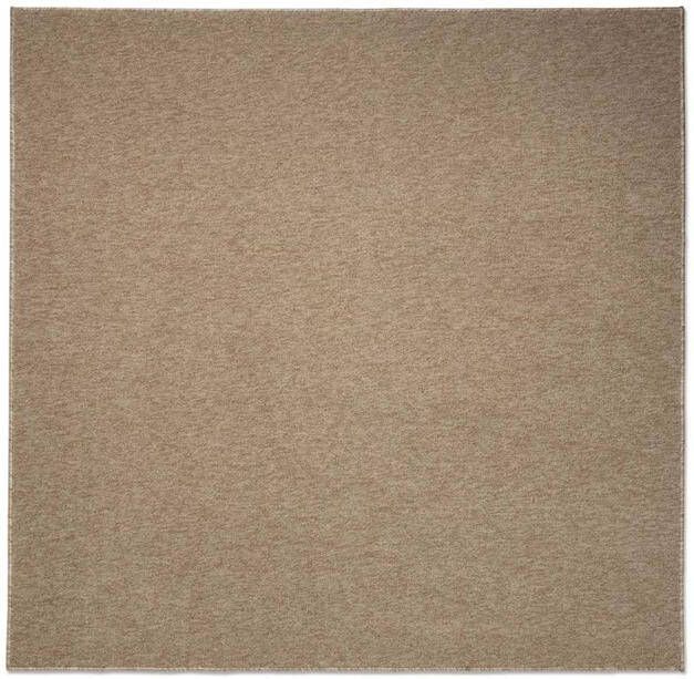 Tapeso Vierkant vloerkleed Lush beige 160x160 cm - Foto 2