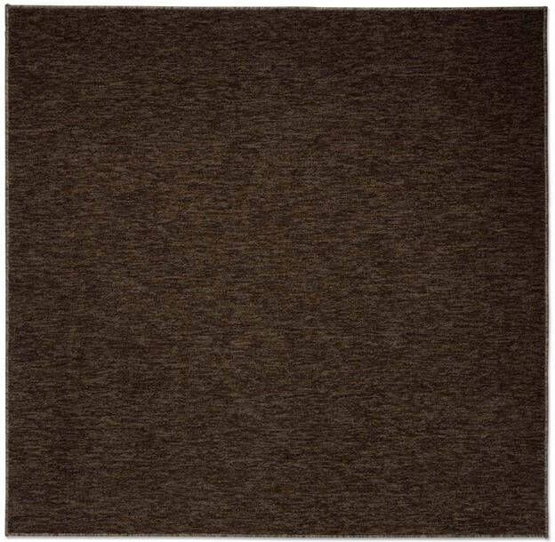 Tapeso Vierkant vloerkleed Lush bruin 240x240 cm - Foto 3