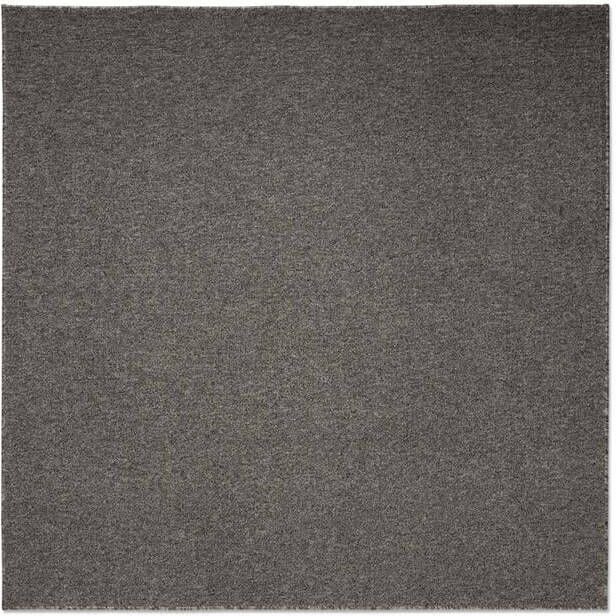 Tapeso Vierkant vloerkleed Lush grijs 240x240 cm - Foto 2